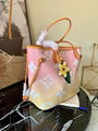Neverfull MM tote bag with flower charm