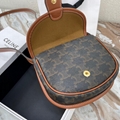        MINI BESACE IN TRIOMPHE CANVAS AND CALFSKIN WHITE        CROSSBODY BAG 12