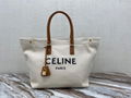 Celine Horizontal Cabas Canvas Bag Tote Women Canvas handbags