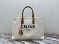 Celine Horizontal Cabas Canvas Bag Tote Women Canvas handbags