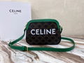 Celine SMALL CAMERA BAG IN TRIOMPHE CANVAS WITH CELINE PRINT Women celine bags