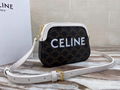 Celine SMALL CAMERA BAG IN TRIOMPHE CANVAS WITH CELINE PRINT Women celine bags