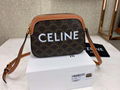 Celine SMALL CAMERA BAG IN TRIOMPHE CANVAS WITH CELINE PRINT Women celine bags