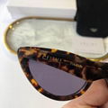 Celine eyewear Cat-eye acetate sunglasses Celine white frame sunglass