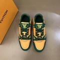                   nisex     rainer Sneaker Green Monogram Embossed Grained Calf  3