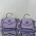 Small La Medusa Top Handle Bag Purple