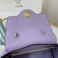 Versace Small La Medusa Top Handle Bag Purple