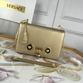  Versace Black Small Icon Logo Chain Bag Medusa chain shoulder bag