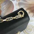          Black Small Icon Logo Chain Bag Medusa chain shoulder bag 2