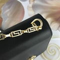  Versace Black Small Icon Logo Chain Bag Medusa chain shoulder bag