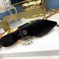 Versace Baroque Flat Shoes For Women medusa flat yellow