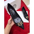  Versace Leather Medusa Icon Pumps Shoes Ladies high heel pumps