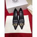          Leather Medusa Icon Pumps Shoes Ladies high heel pumps 8