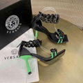 Versace Medusa Chain Nappa Leather Sandals Ladies high heel sandal