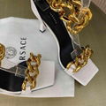 Versace Medusa Chain Nappa Leather Sandals Ladies high heel sandal