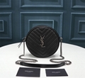 Saint Laurent Vinyle Round Camera Bag ysl round circle vinyle bag Ysl Chain bag