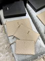 Yves Saint Laurent Matelasse Leather Monogram Clutch Bag in beige     clutch 2