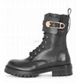 Versace Safety Pin Leather Boots