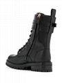 Versace Safety Pin Leather Boots