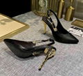 Versace Versace Safety Pin Leather Pumps medusa pin pump shoes