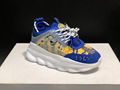         Chain Reaction Sneakers Blue Women men lace up shoes  7