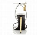 Tom Ford PADLOCK 105mm sandal white