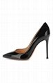 GIANVITO ROSSI 105 Black patent leather pumps Fashion high heel shoes  2