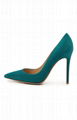 GIANVITO ROSSI Blue suede pump women high pums for sale 