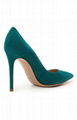 GIANVITO ROSSI Blue suede pump women high pums for sale 