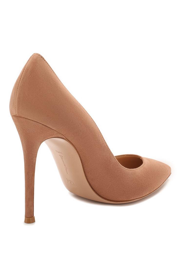 GIANVITO ROSSI Blue suede pump women high pums for sale  15