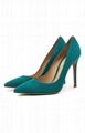 GIANVITO ROSSI Blue suede pump women high pums for sale 
