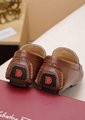 Salvatore           Leather Drivers & Loafers  brown Men casual flats 2