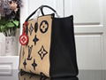 Louis Vuitton OntheGo MM Handbags LV Raffia bag LV Tote bag