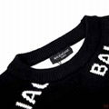 Balenciaga Logo Knit All-over Sweater In Beige Black men logo sweaters women