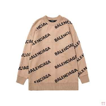            Logo Knit All-over Sweater In Beige Black men logo sweaters women 2