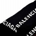 Balenciaga Logo Knit All-over Sweater In Beige Black men logo sweaters women