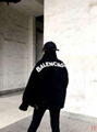            logo print fur jacket Women/men fur oversized jacket coats 13