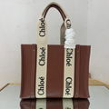       Woody Canvas Tote Bag       Cotton Canvas & Shiny Calfskin With Woody 17