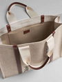       Woody Canvas Tote Bag       Cotton Canvas & Shiny Calfskin With Woody 8