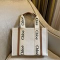       Woody Canvas Tote Bag       Cotton Canvas & Shiny Calfskin With Woody 3