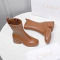       Betty logo embossed rubber boots       rain boots 7