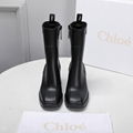       Betty logo embossed rubber boots       rain boots 14