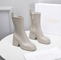       Betty logo embossed rubber boots       rain boots 3