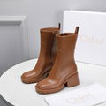       Betty logo embossed rubber boots       rain boots 9