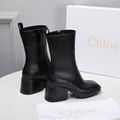       Betty logo embossed rubber boots       rain boots 15