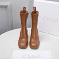       Betty logo embossed rubber boots       rain boots 11