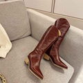 Isabel Marant leather Martin knee high boots