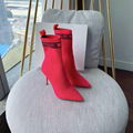 Balmain Skye logo detailed stretch knit ankle boots Balmain knit sock boots