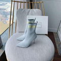 Balmain Skye logo detailed stretch knit ankle boots Balmain knit sock boots 18