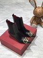 Valentino Garavani VLOGO pointed toe ankle boots Ladies leather heel boots